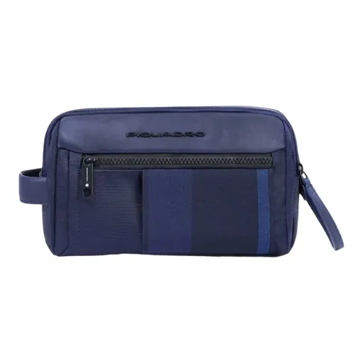 -PIQUADRO Beauty 1 Comparto in Pelle e Tessuto  Blue BY5994S131 BLU