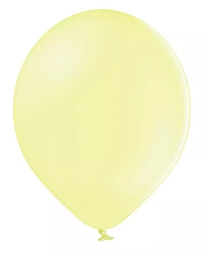 10 palloncini giallo pastello 30 cm
