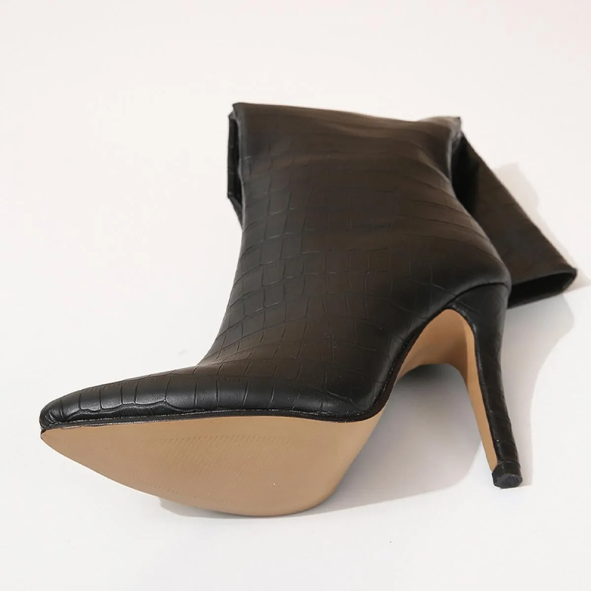 2023 Donne di Inverno Alti Al Ginocchio Stivali Da Moto Scarpe Tacchi Alti Goth Nuova Tendenza di Marca Chelsea Stivali Casual P