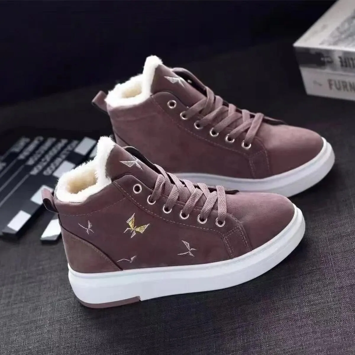 2023 nuovi stivali da donna donna più velluto caldo stivali da donna a tubo corto stivali da neve casual studenti scarpe di coto
