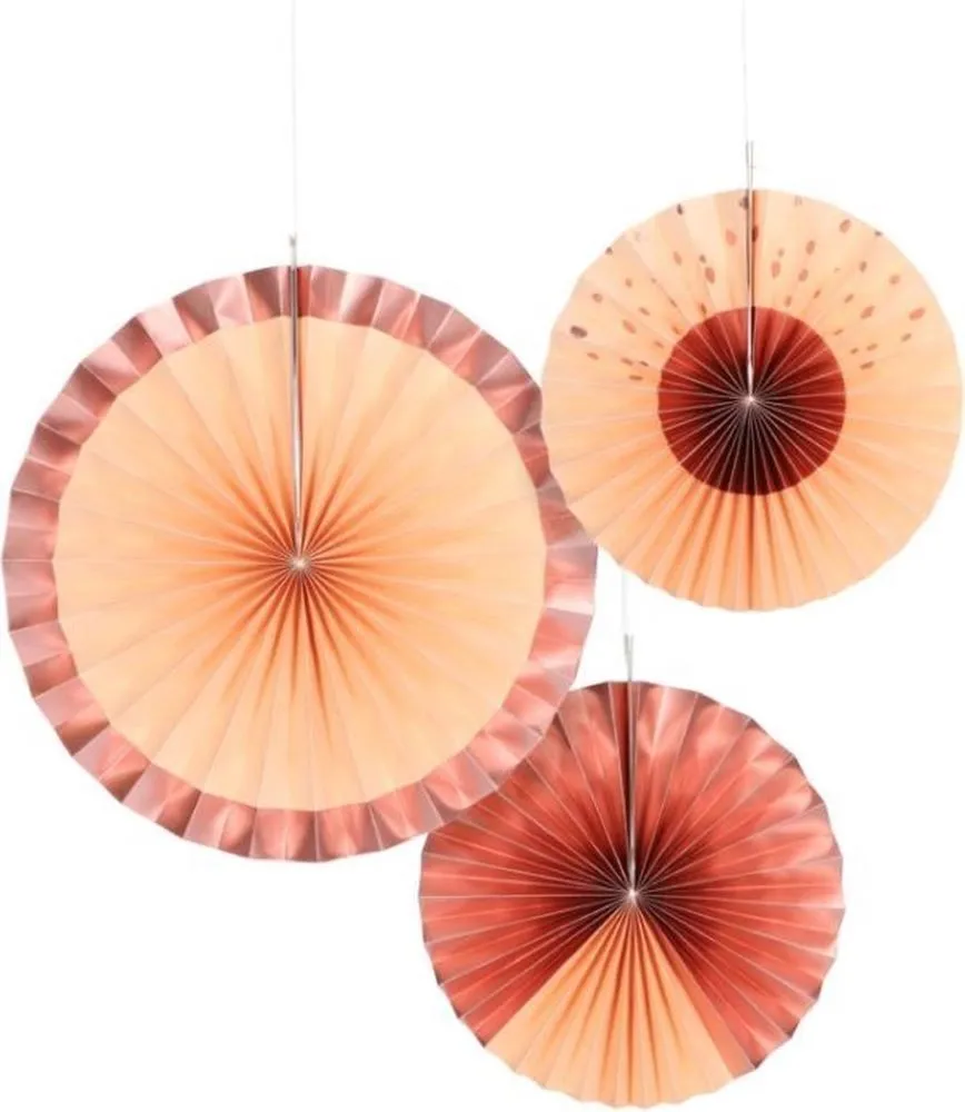 3 rosette rosa oro Elegant blush