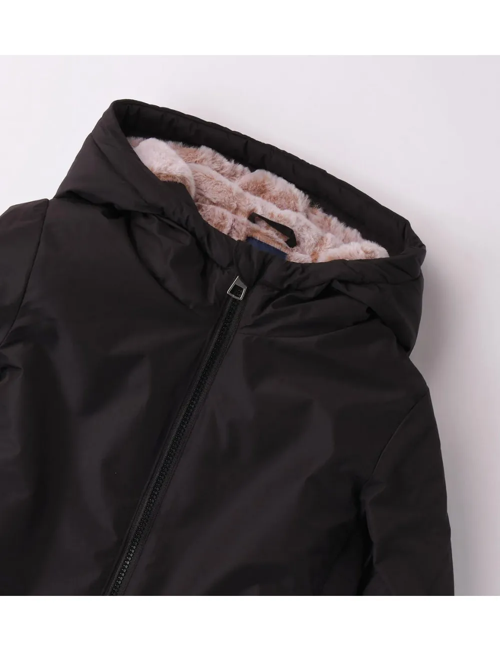 7939 GIUBBINO PER RAGAZZA IDO PARKA PELLICCIA CAPPUCCIO BAMBINA KID KIDS GIRL
