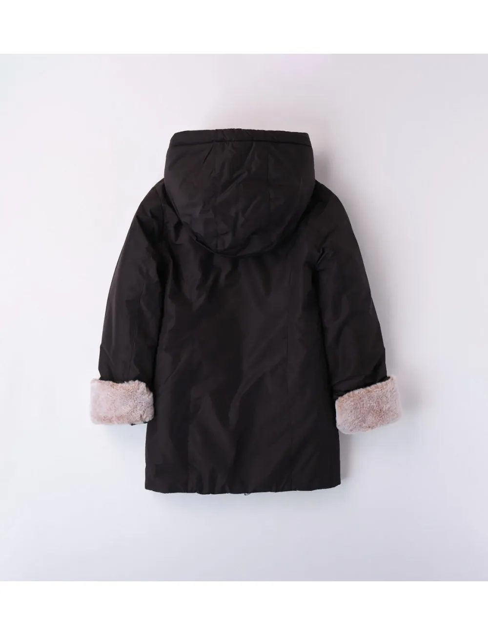 7939 GIUBBINO PER RAGAZZA IDO PARKA PELLICCIA CAPPUCCIO BAMBINA KID KIDS GIRL