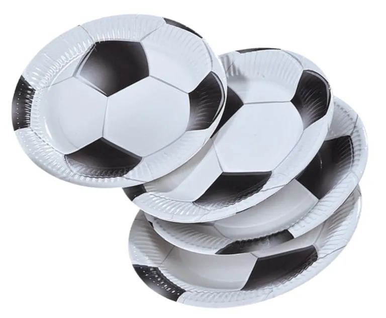 8 piatti calcio 23 cm