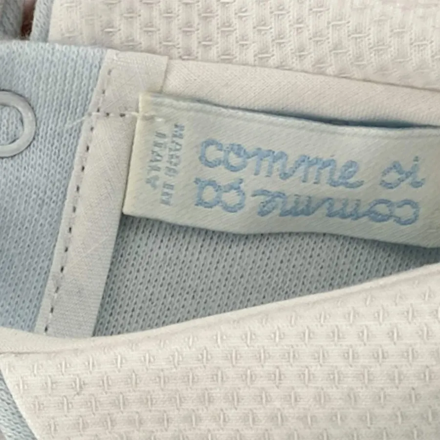 A68 tutina bimbo BOY COMME SI COMME CA cotton light blue rompers kids