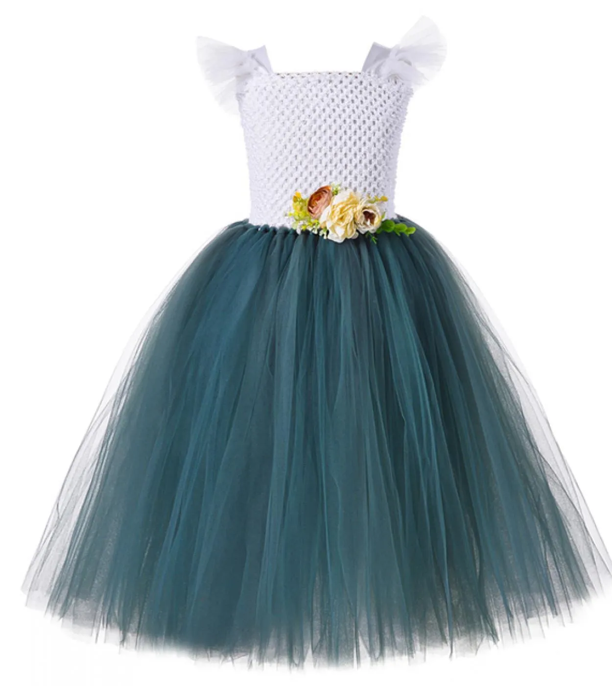 Abiti da ragazza di fiori per matrimoni Costume da spettacolo teatrale per bambini Costume da spettacolo per ragazze Tutu Abito