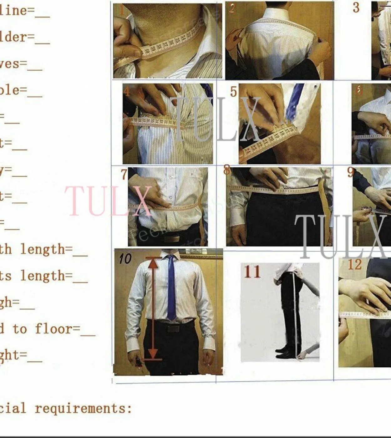 Abito da uomo 3 pezzi Set Abiti da sposa da uomo Tailor Made One Button Smoking da sposo formale Business giacca  pantaloni