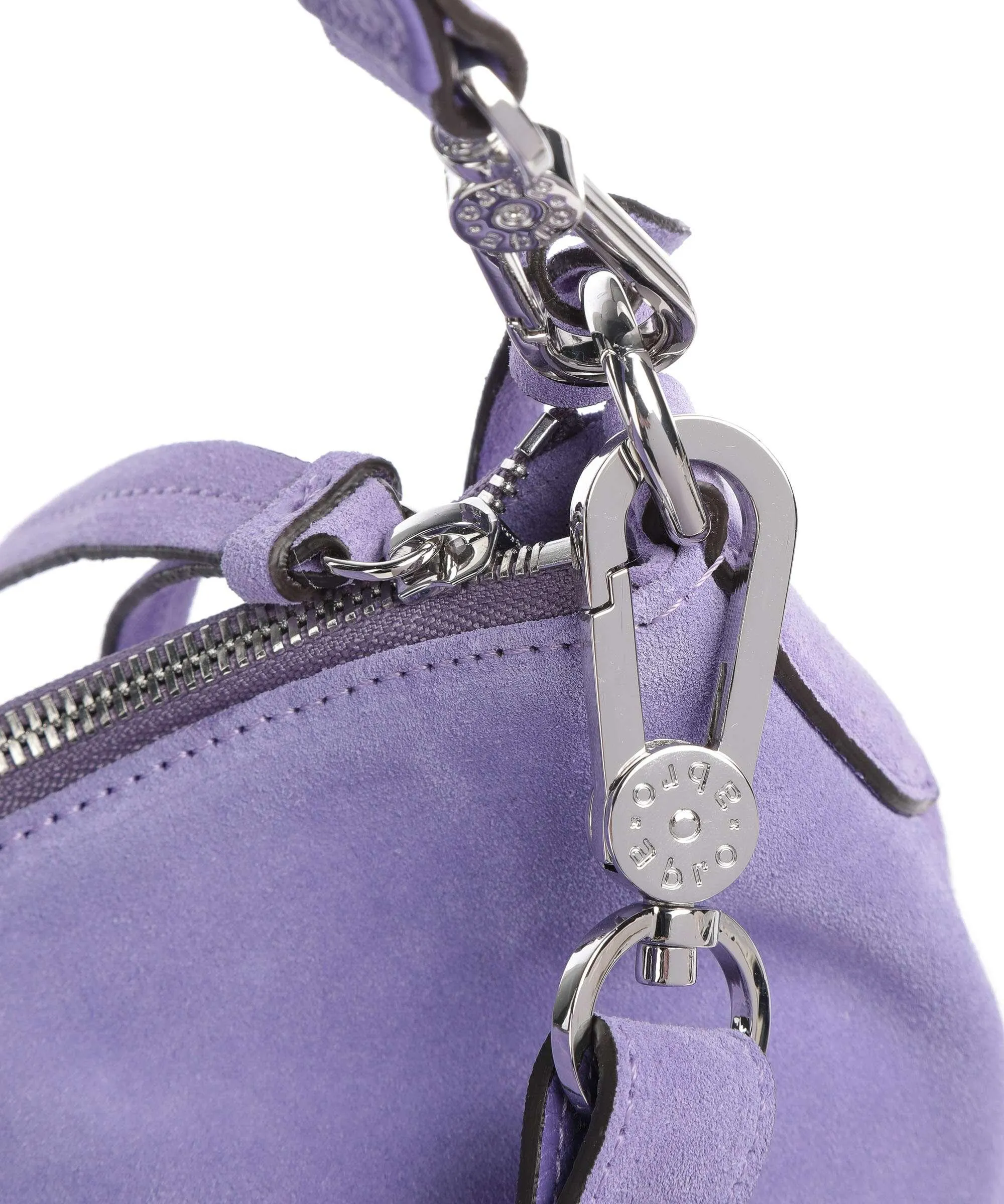  Abro Kaleido Juna Borsa hobo pelle di vitello ruvida viola  