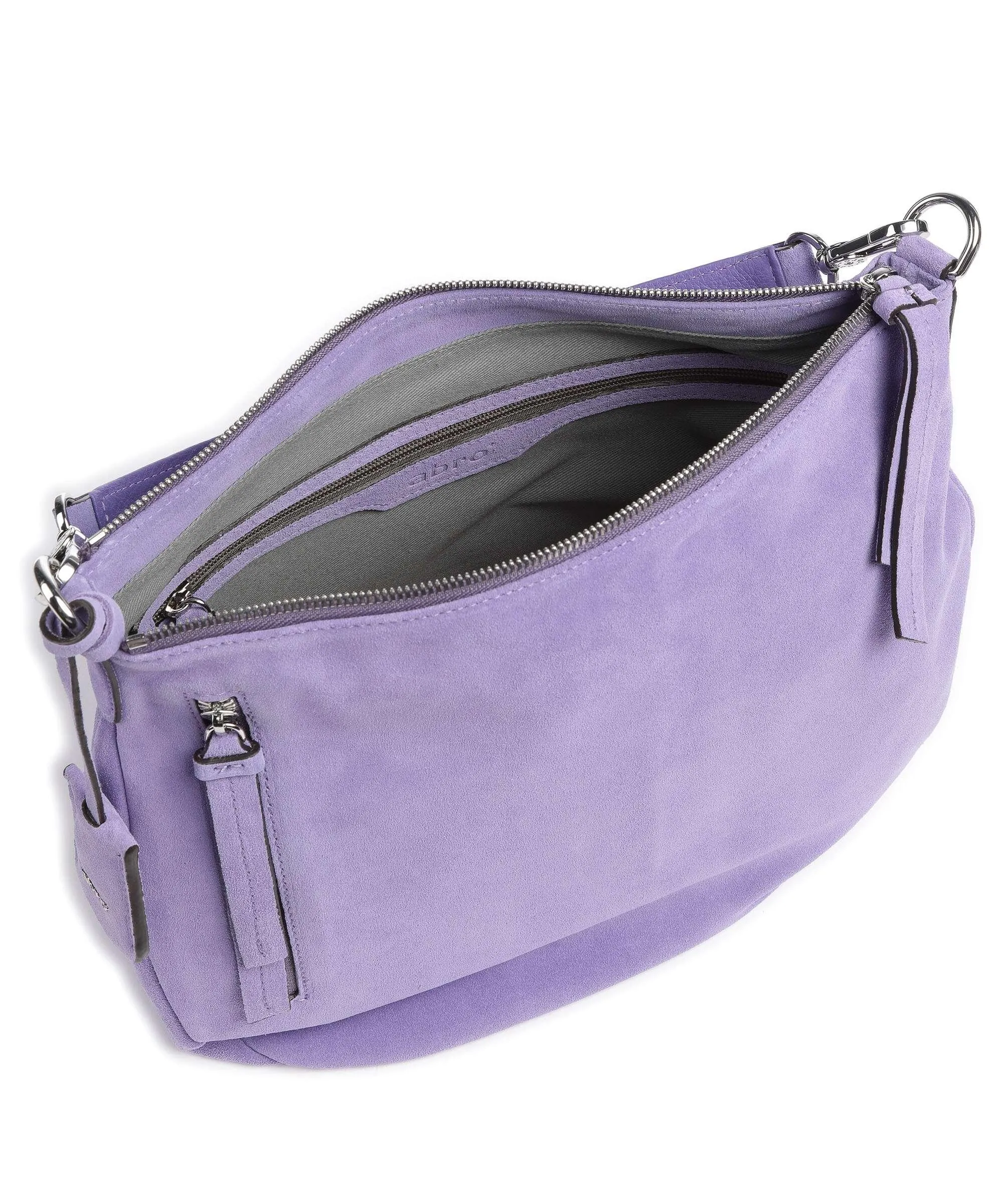  Abro Kaleido Juna Borsa hobo pelle di vitello ruvida viola  