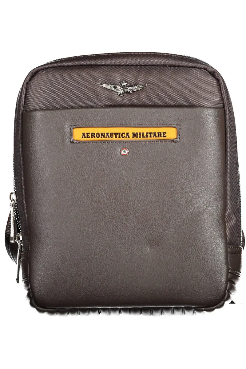 AERONAUTICA MILITARE TRACOLLA UOMO MARRONE
