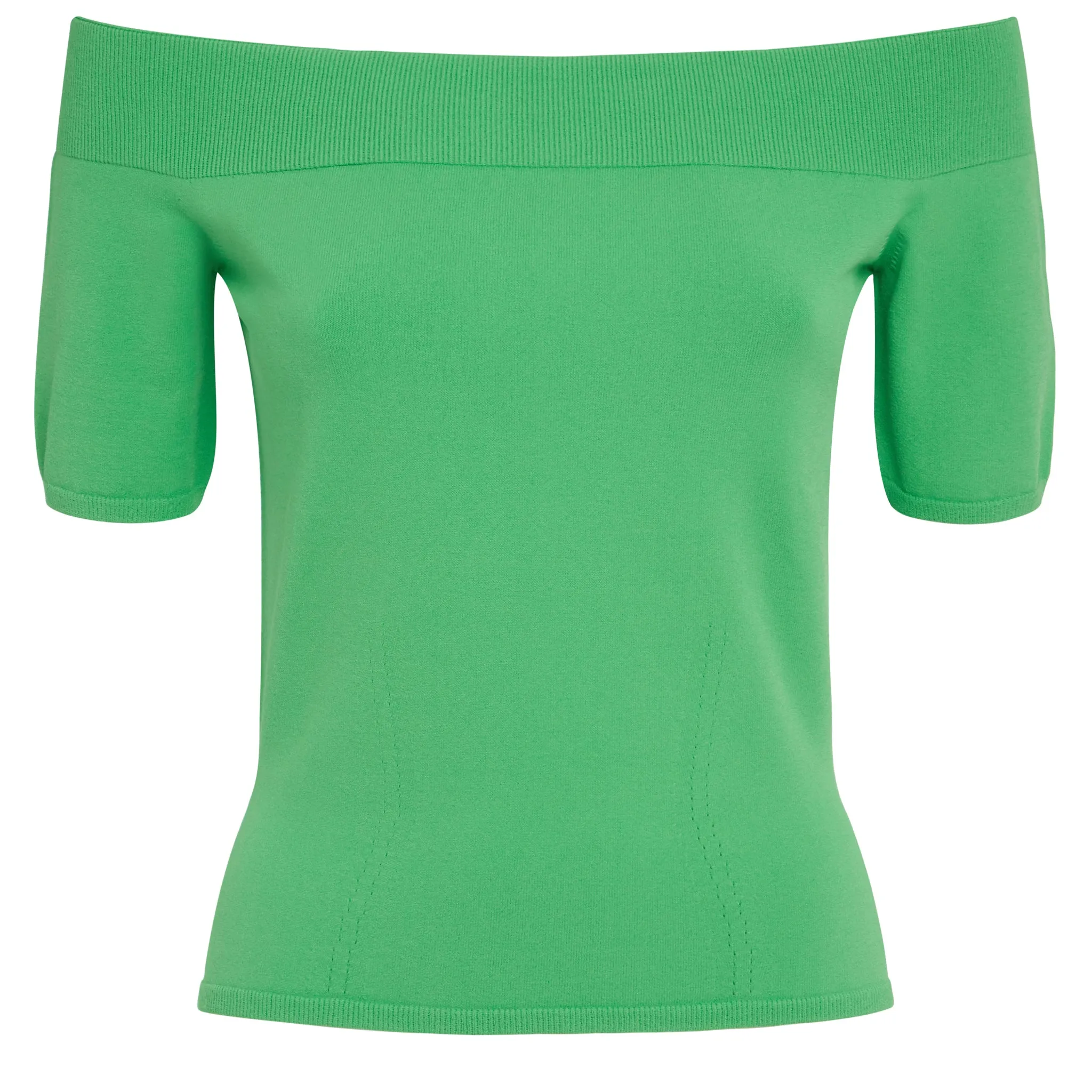 ALEXANDER MCQUEEN  Top in maglia verde