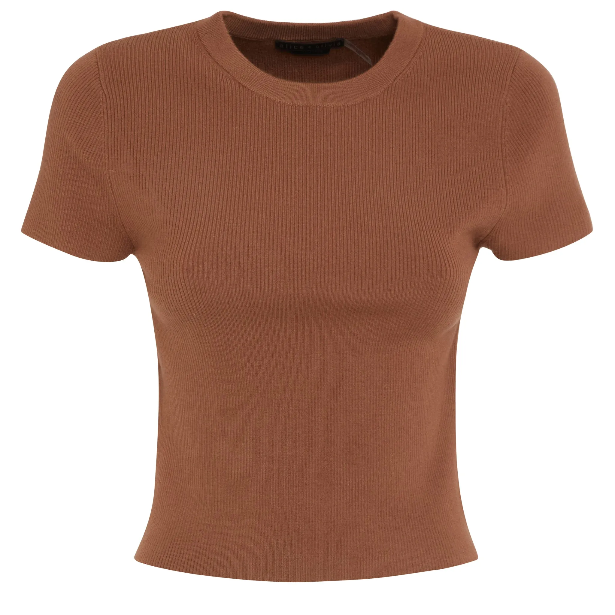 ALICE & OLIVIA  Maglia in tessuto marrone