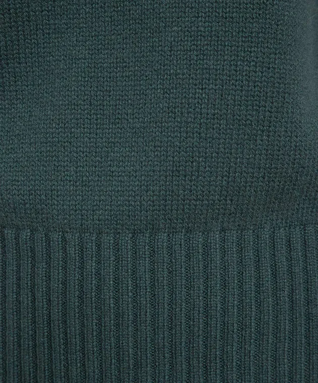 Allude Maglione verde in lana e cashmere 23517643