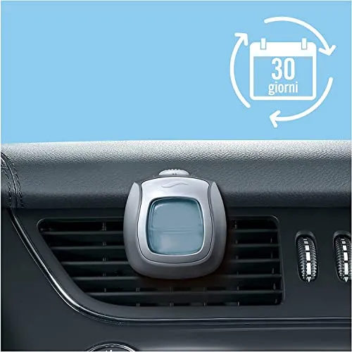 Ambi Pur Profumatore Auto, 2 Deodoranti Auto, Fragranza Oro e Fiori di Vaniglia, Elimina Odori, Facile da Agganciare, Fino a 30 
