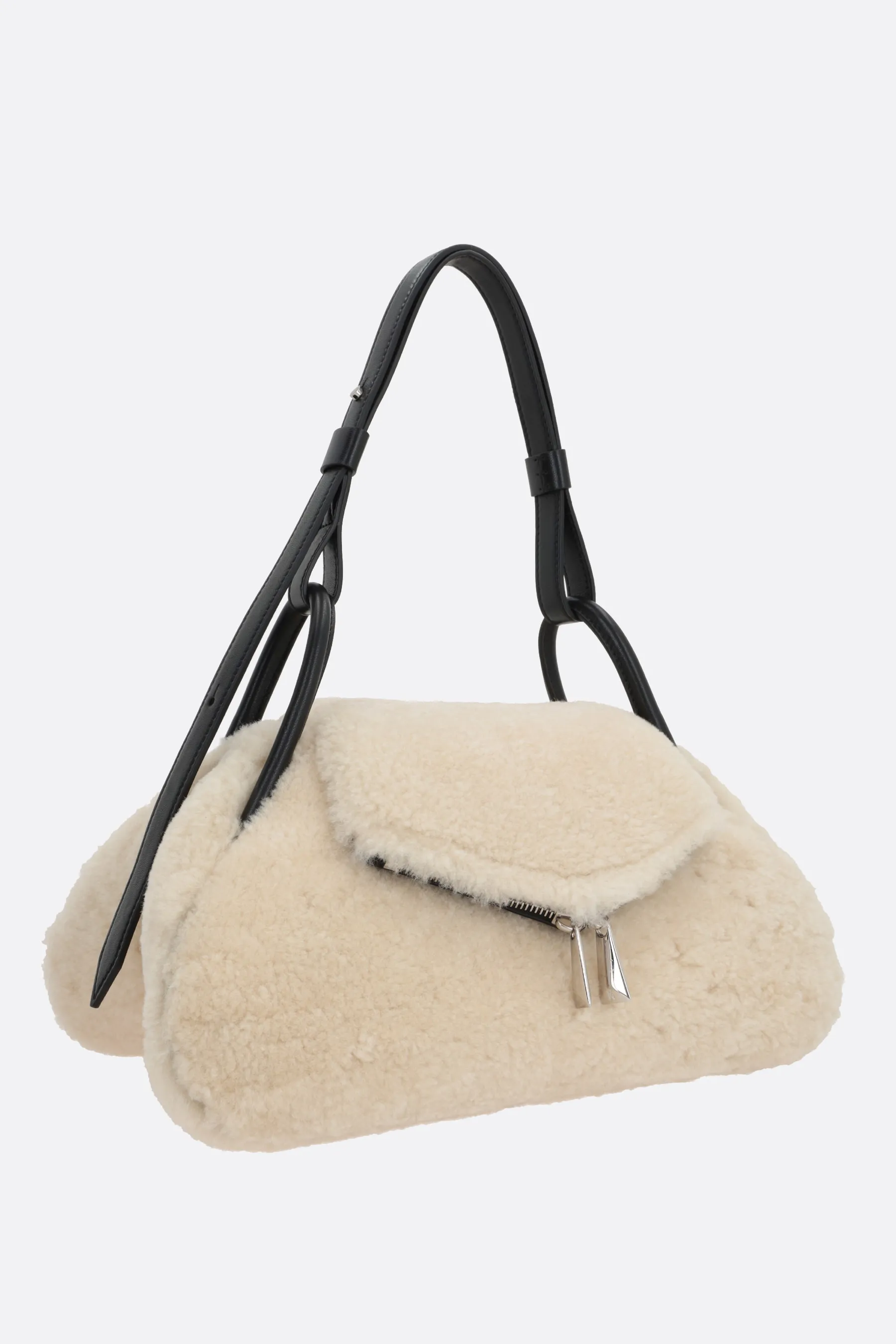  AMINA MUADDI borsa a mano Gemini in shearling 