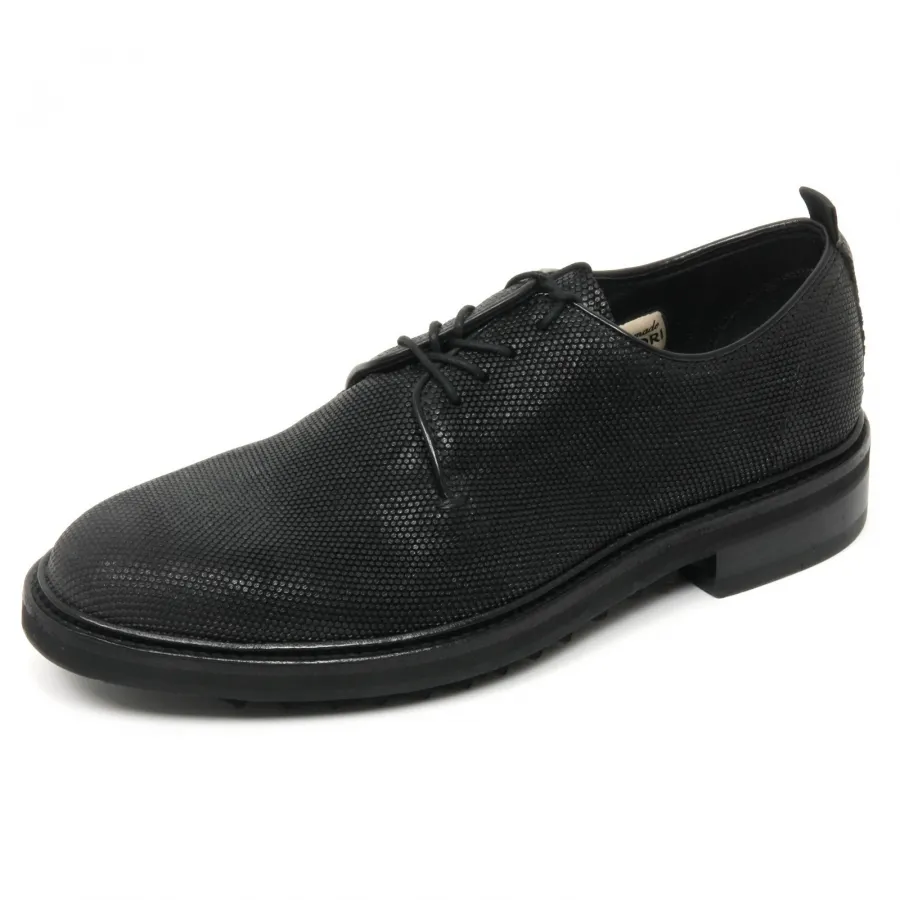 B8895 scarpa classica uomo SARTORI GOLD MAGNETE scarpe nero shoe man