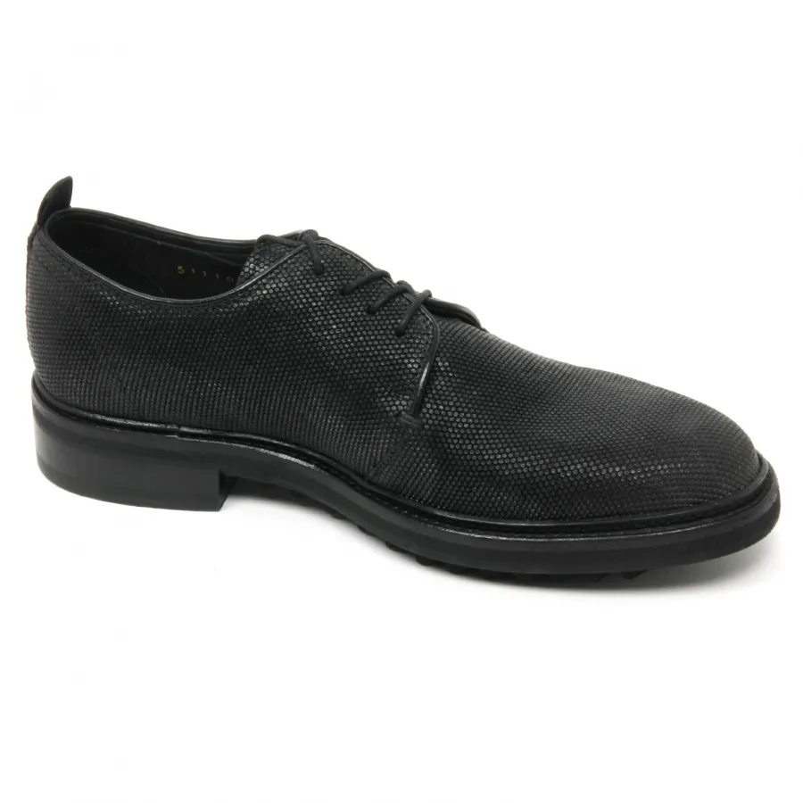 B8895 scarpa classica uomo SARTORI GOLD MAGNETE scarpe nero shoe man