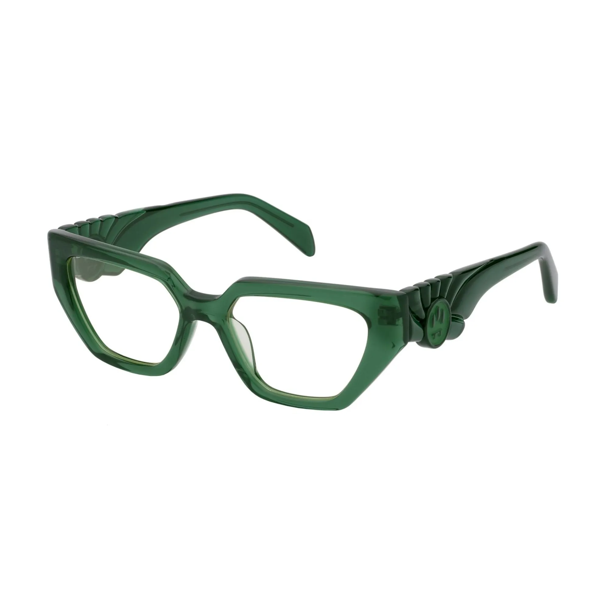   Barrow VBA027 - 0998 Verde Trasparente Lucido | Occhiale Da Vista Donna 