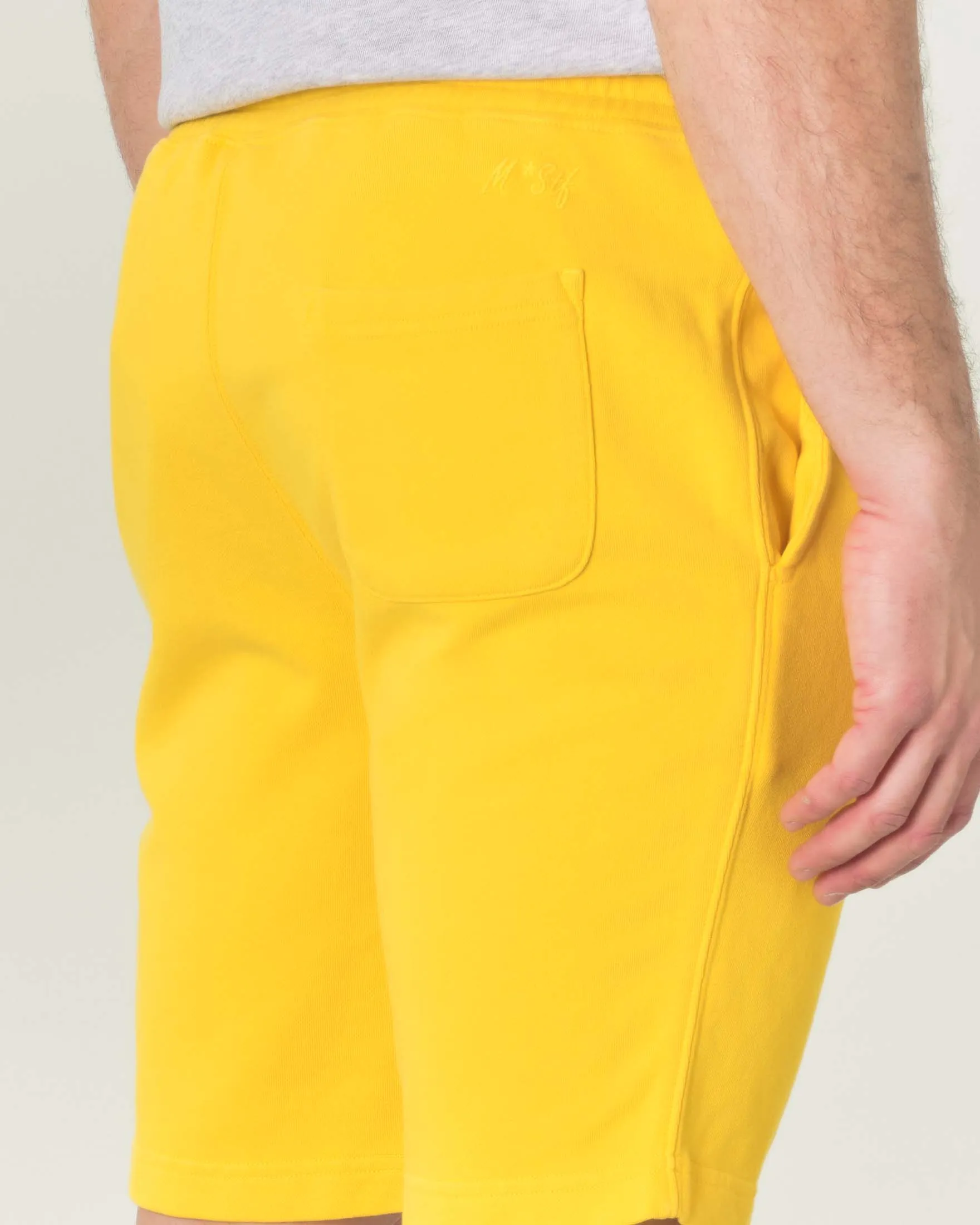 Bermuda giallo in pima cotton peruviano