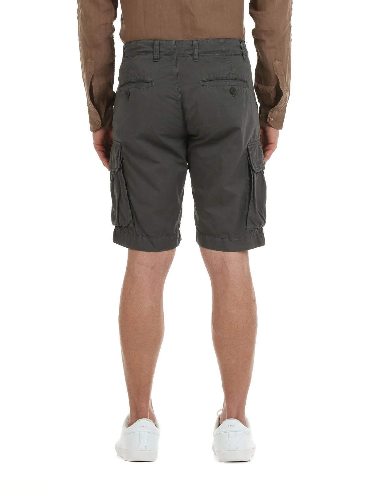 BERMUDA GRIGIO CON MAXI TASCONI