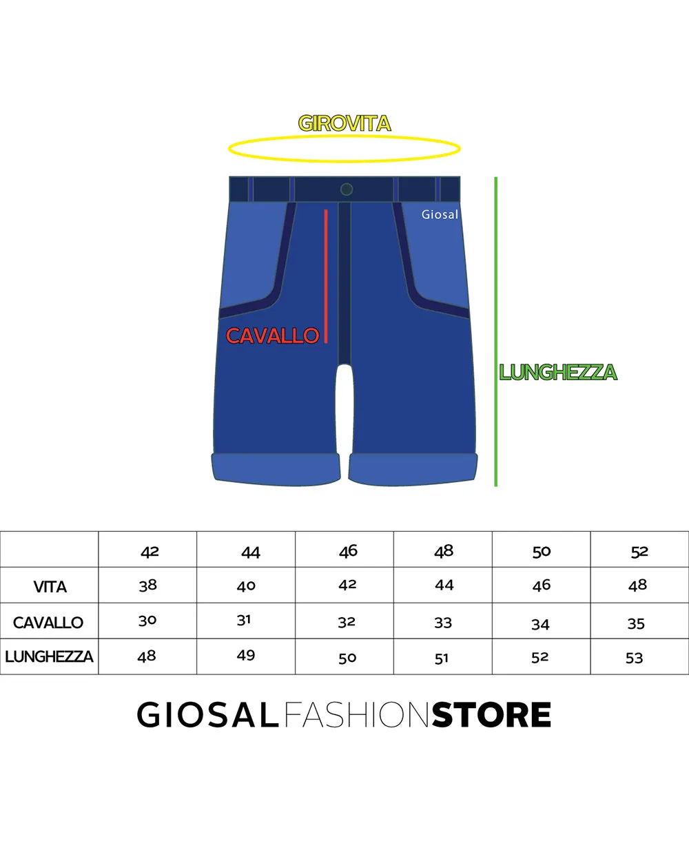 Bermuda Pantaloncino Uomo Corto Verde Tasca America Cargo GIOSAL-PC1627A
