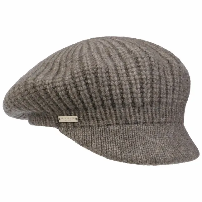      Berretto Newsboy in Cachemire by Seeberger  