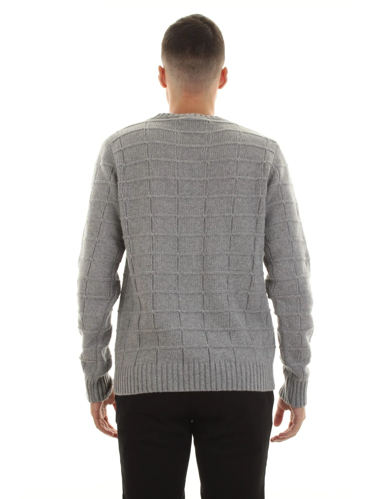 BICOLORE Maglione girocollo misto lana Grigio