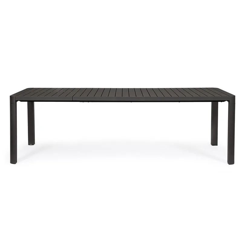 Bizzotto outdoor Tavolo allungabile Kiplin 180-240x100 antracite cx23
