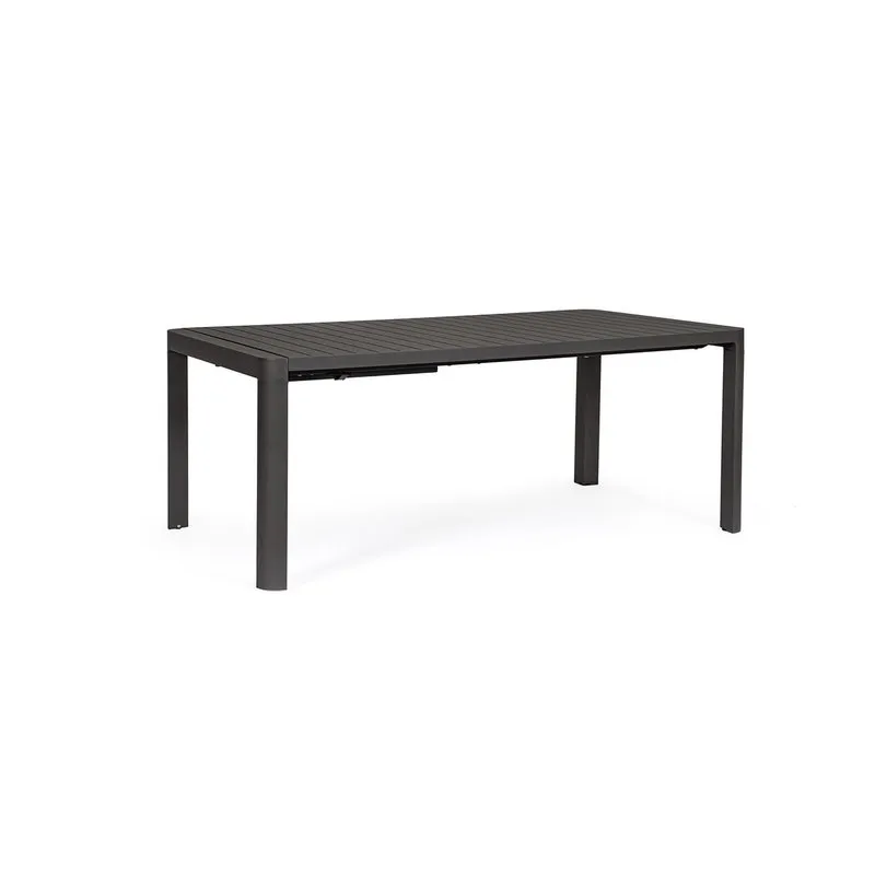 Bizzotto outdoor Tavolo allungabile Kiplin 180-240x100 antracite cx23
