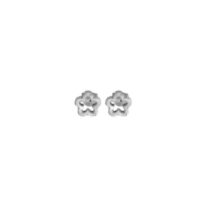 Bliss Gioielli | Orecchini Fiore Oro bianco 9kt