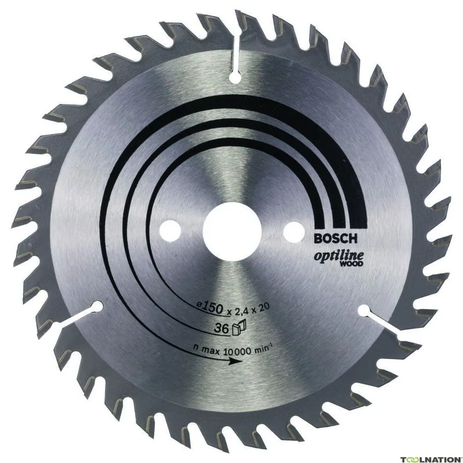 Bosch Professional Accessori 2608640593 Lama circolare 150 x 20 x 36T Optiline Legno