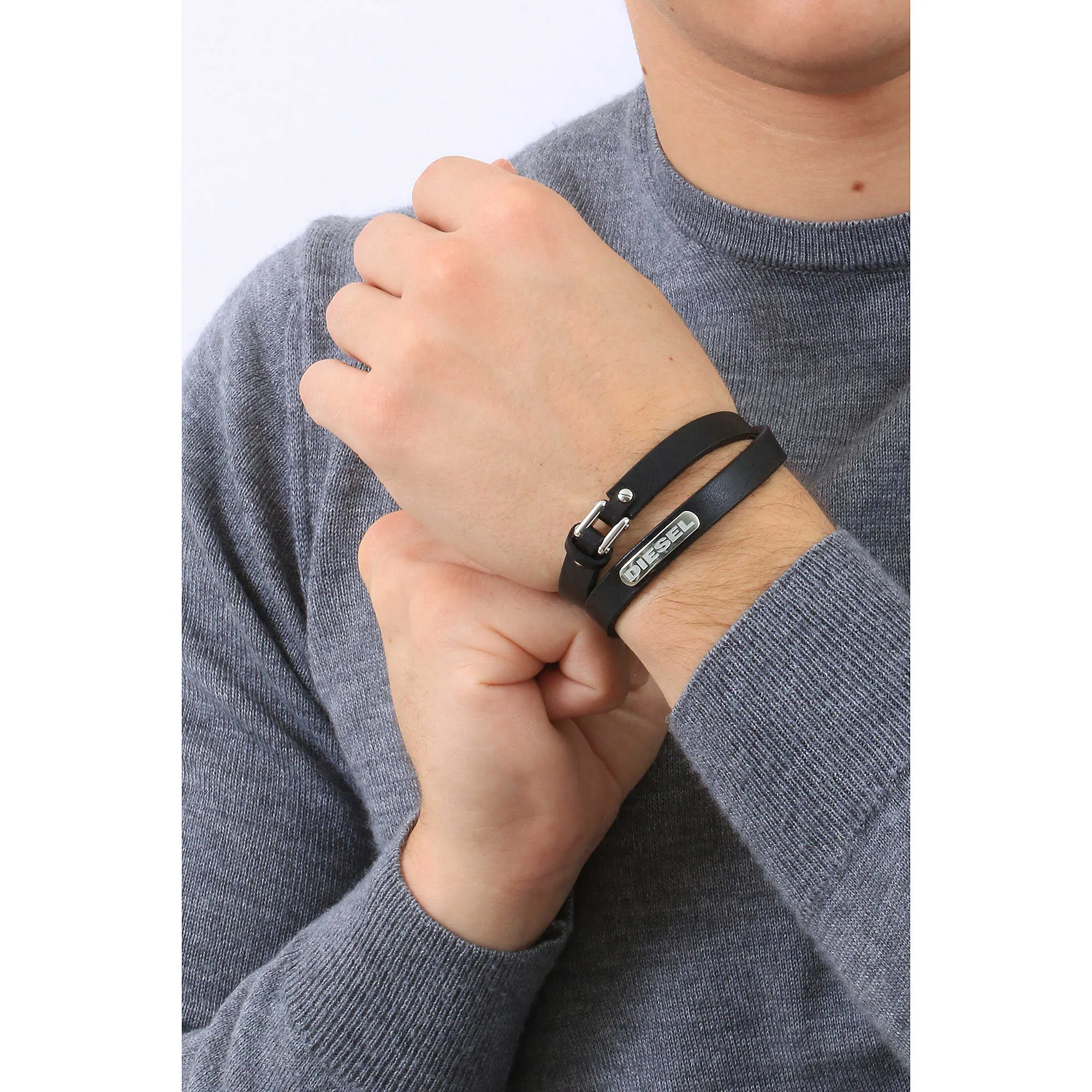 bracciale ragazzo gioiello Diesel Stackables
