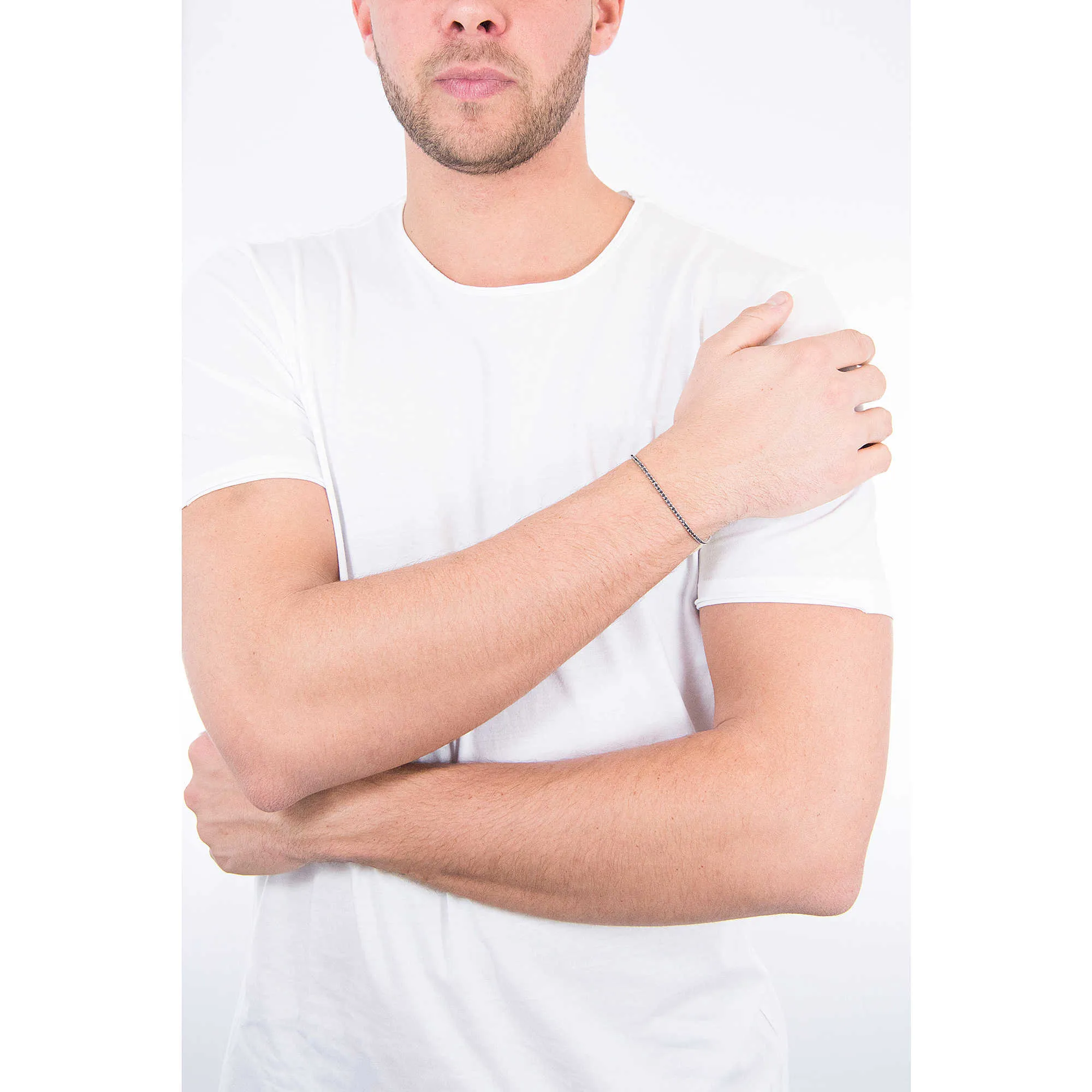 bracciale Tennis uomo Argento 925 gioiello Comete Tennis