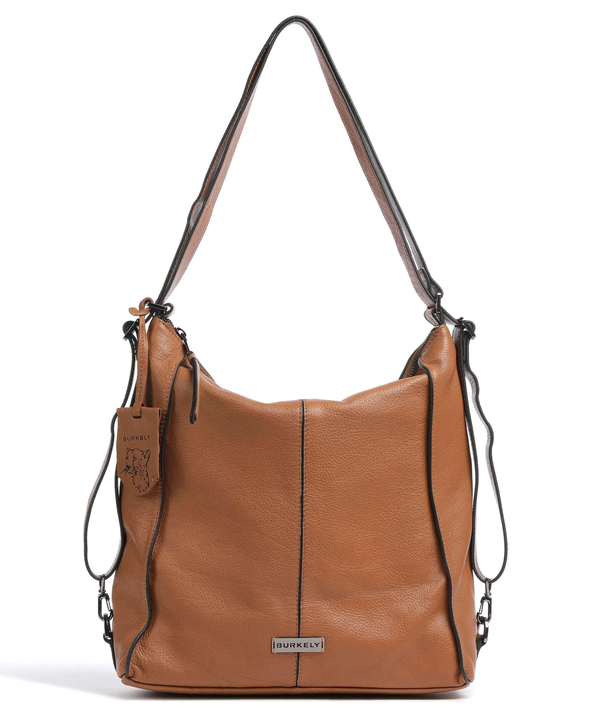  Burkely Mystic Maeve Borsa a zainetto pelle granulata cognac  