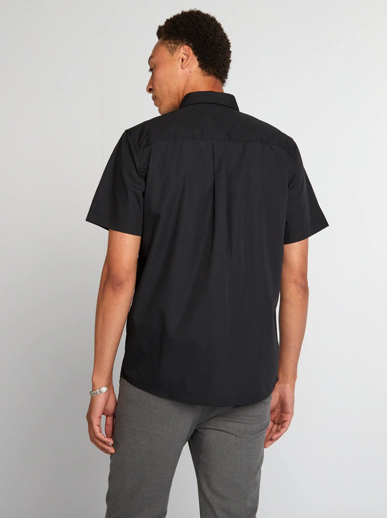 Camicia a maniche corte - nero