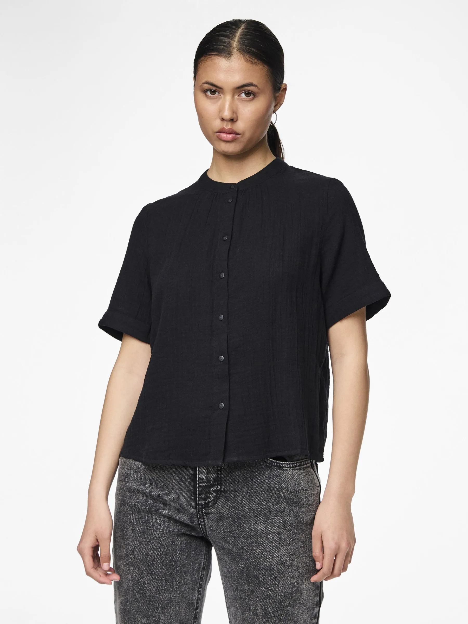 CAMICIA A MANICHE CORTE