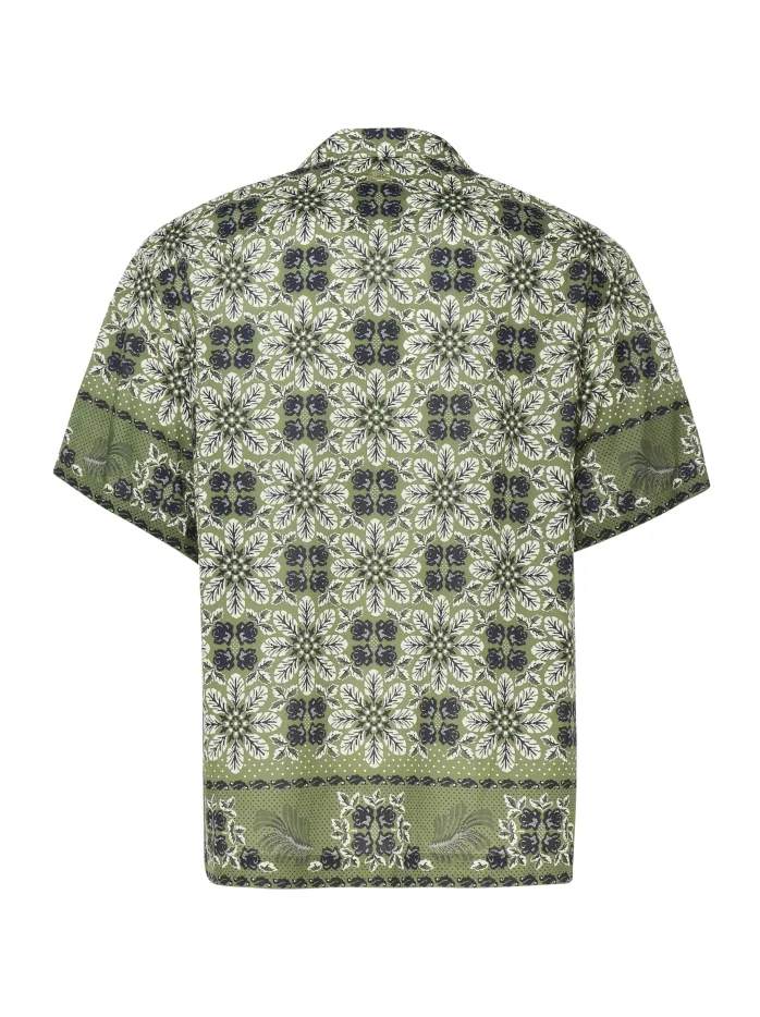CAMICIA BOWLING IN COTONE STAMPATO