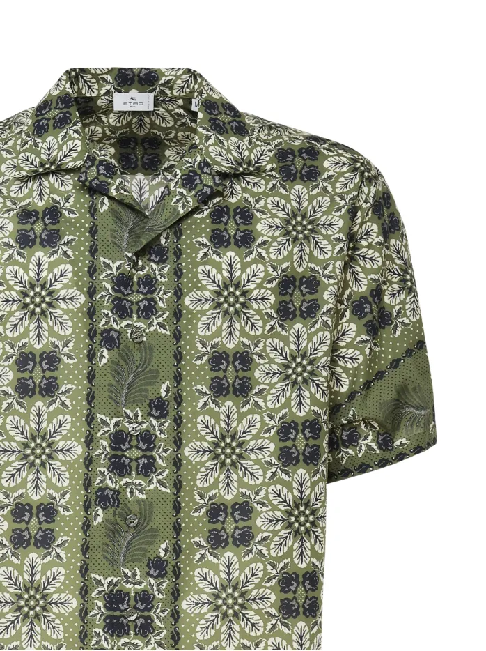 CAMICIA BOWLING IN COTONE STAMPATO