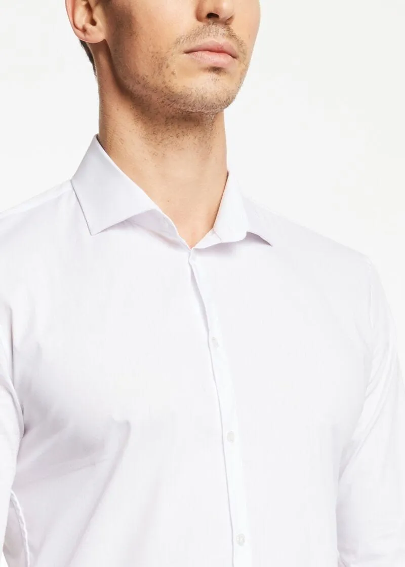 Camicia con collo alla francese