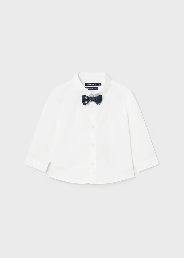 Camicia con papillon neonato