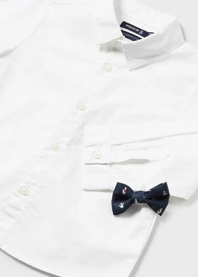 Camicia con papillon neonato