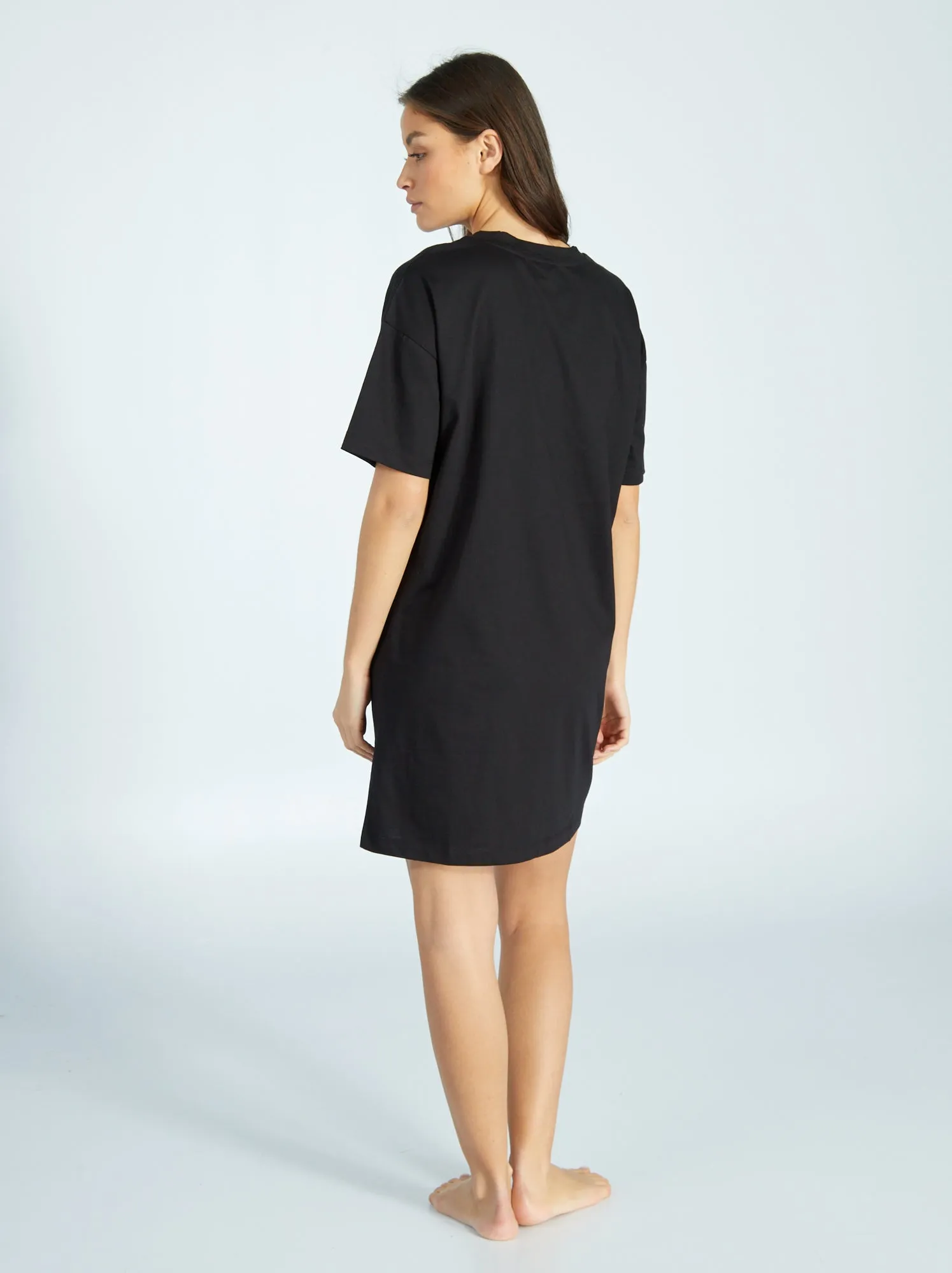 Camicia da notte 'Bambi' - NERO