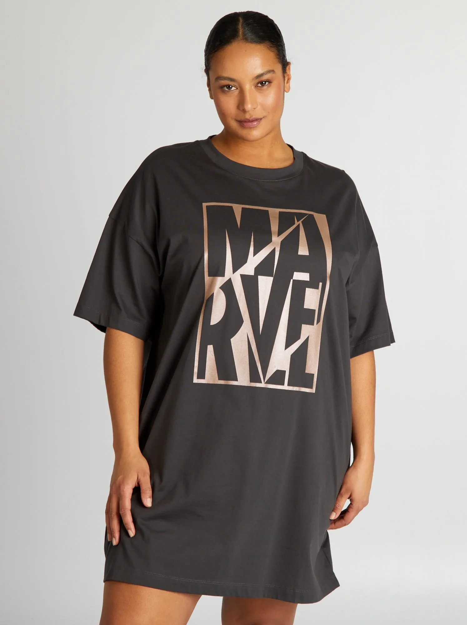 Camicia da notte 'Marvel' - GRIGIO