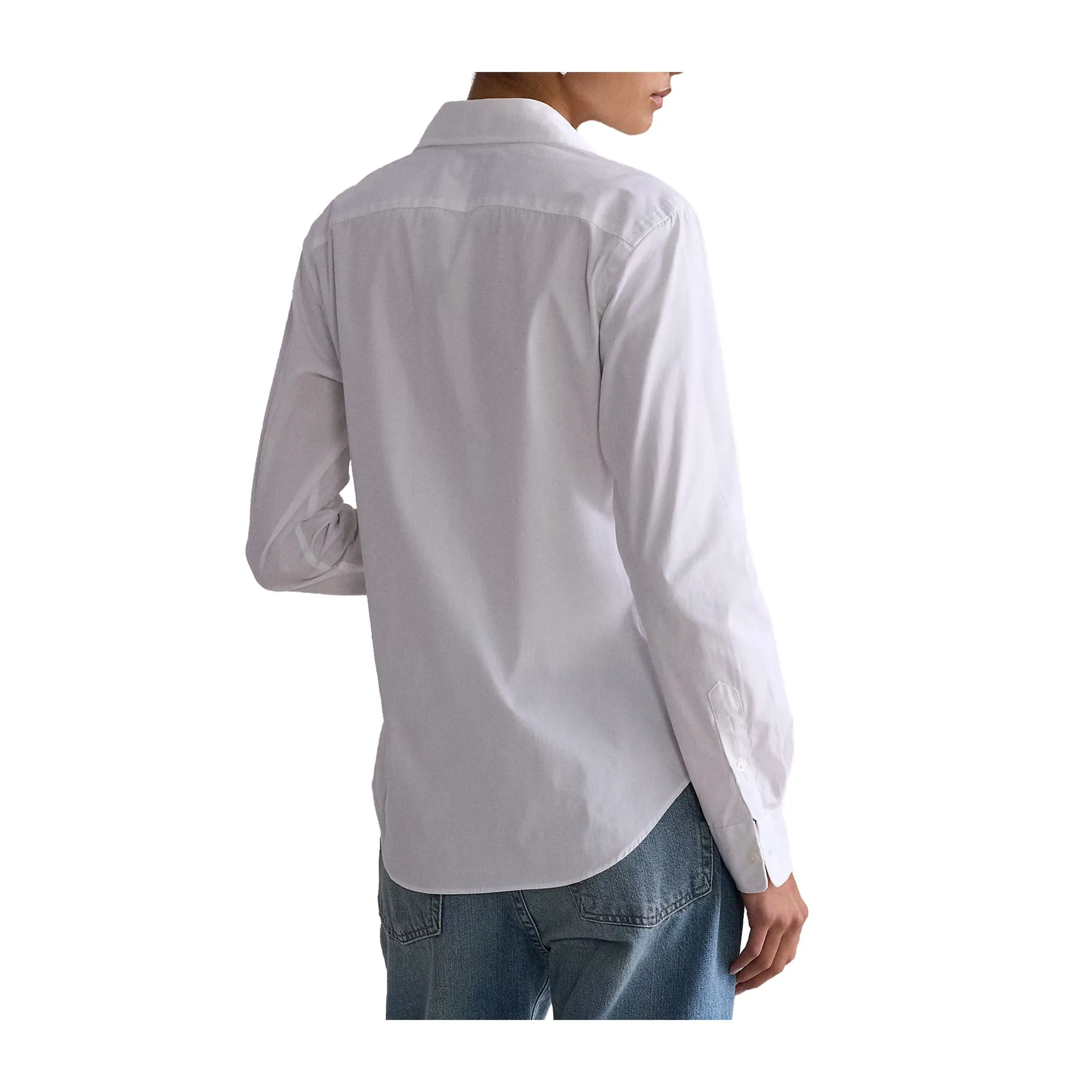Camicia Donna Cotone Oxford Bianca