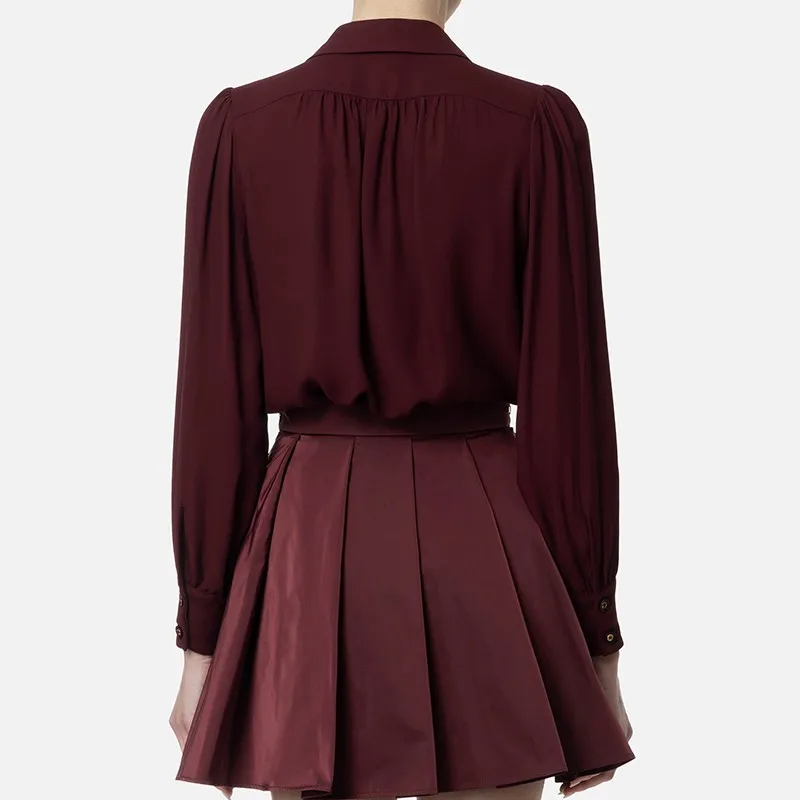 Camicia Elisabetta Franchi in georgette Donna