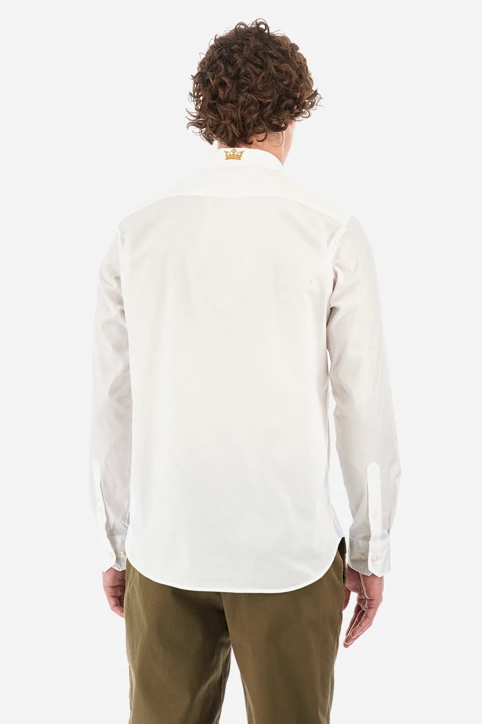 Camicia regular fit Rodolfo LAMARTINA YMC307PP48300001
