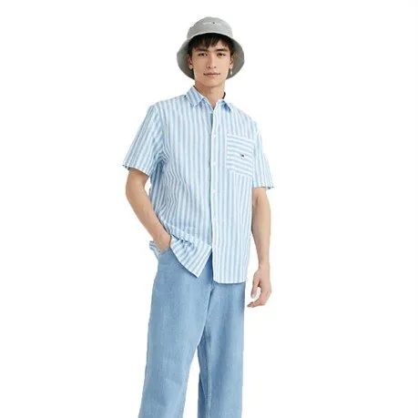 Camicia Uomo Relaxed Stripe Line