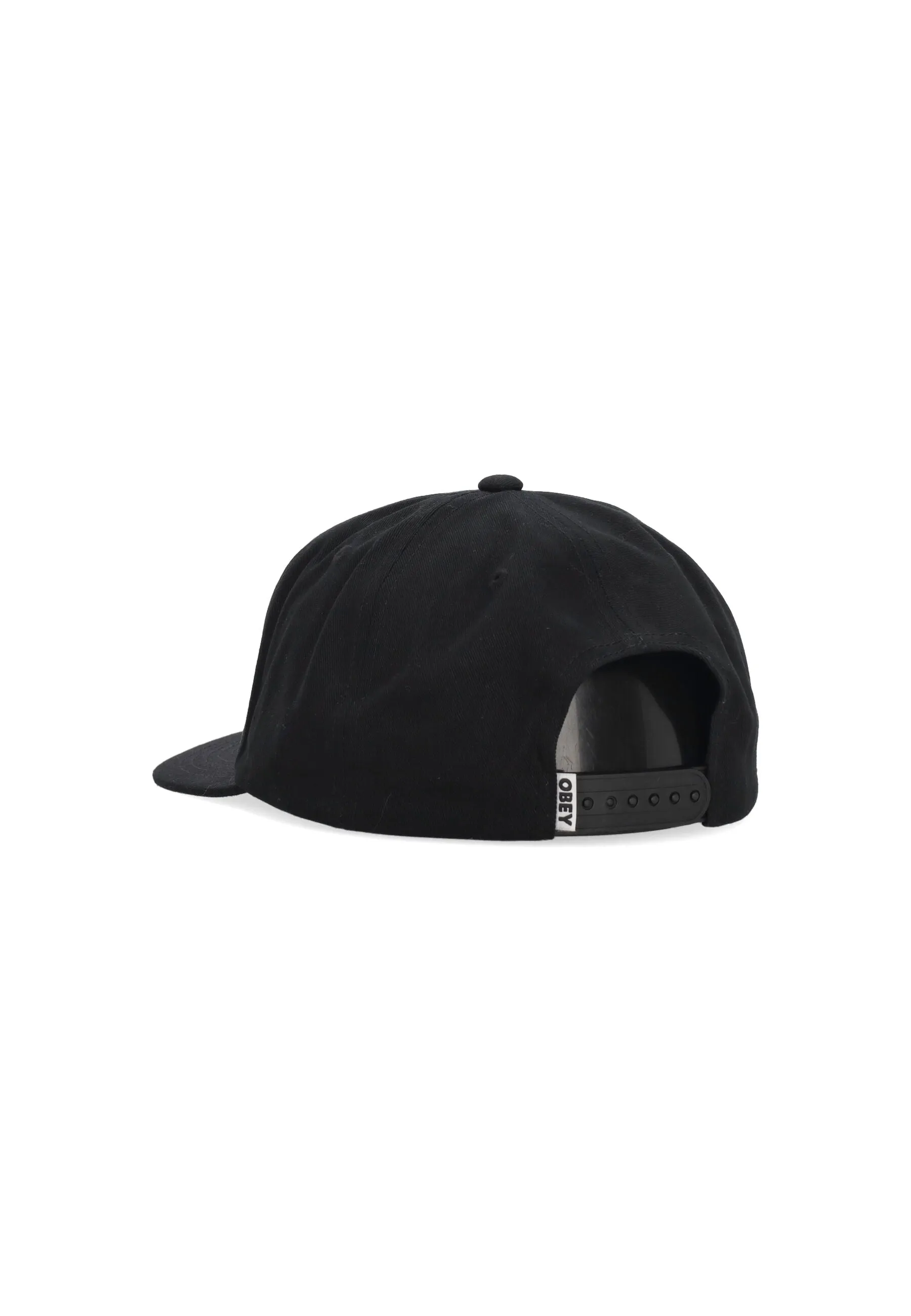 Cappellino Visiera Curva Uomo Peace Program 5panel Snapback Black