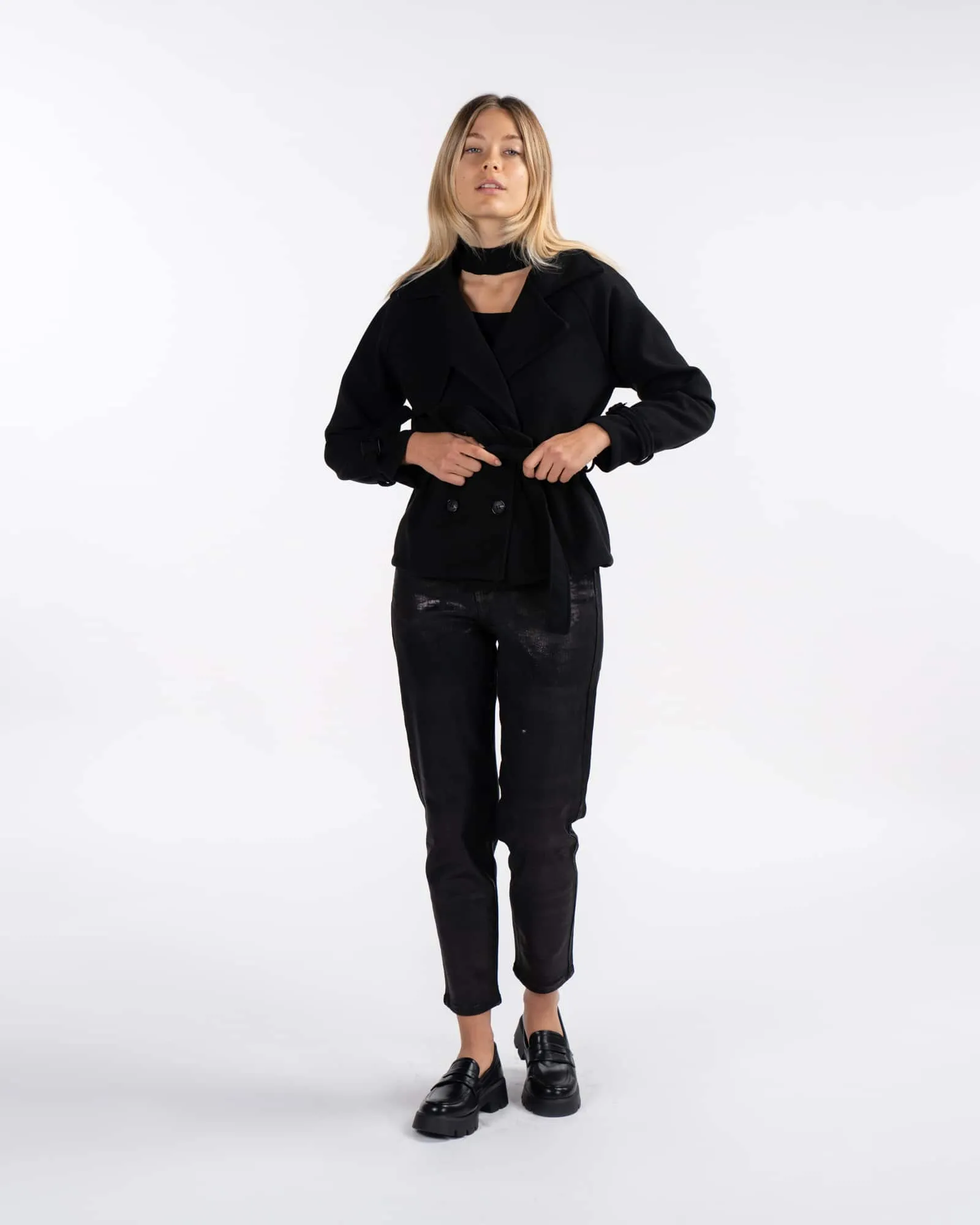 Cappotto corto - NERO