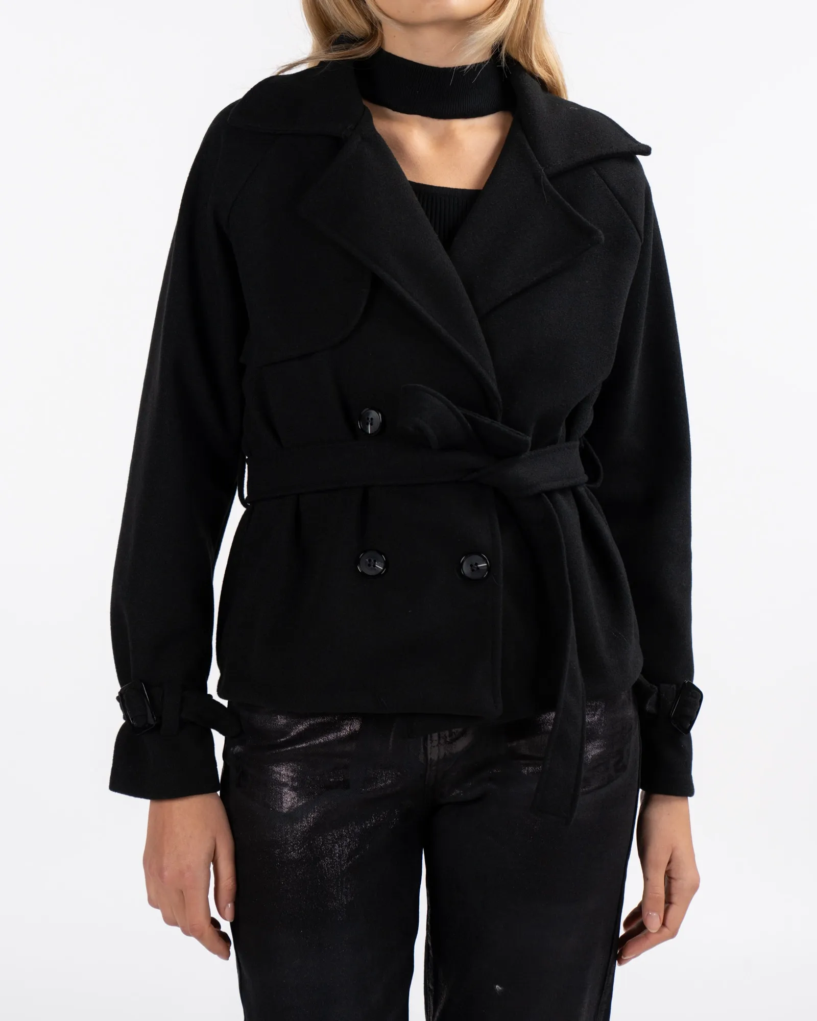 Cappotto corto - NERO